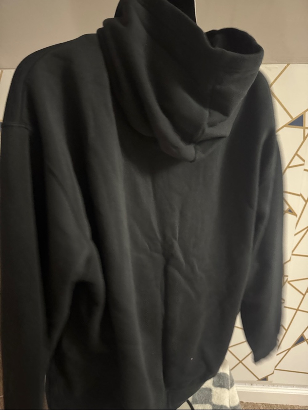 Nike Black Hoodie with White Jumpman Chest Logo - Picture 7 of 9